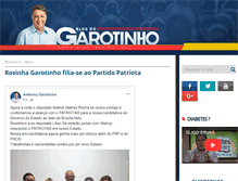 Tablet Screenshot of blogdogarotinho.com.br